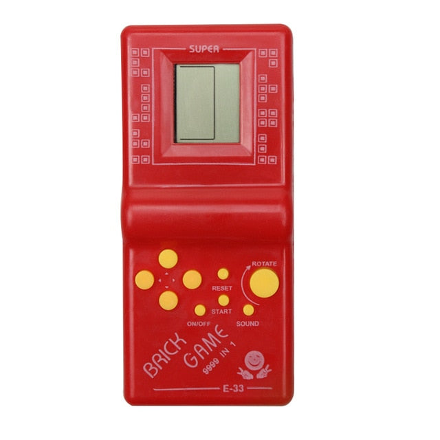 Tetris de mano del jugador del juego 2.7 '' LCD juego electrónico de bolsillo juguetes consola de juegos clásicos de la niñez para regalo