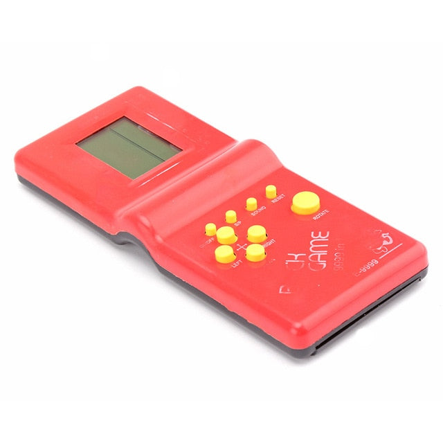 Powstro Tetris Mano electrónica LCD juguetes de la diversión del juego de ladrillos Puzzle Puzzle de mano consola de juegos