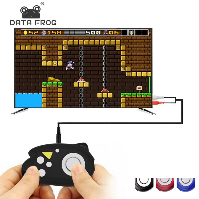 Data Frog Retro Mini consola de videojuegos Reproductor de juegos de 8 bits Construido en 89 juegos clásicos Familia TV Consolas de video Juguetes de regalo