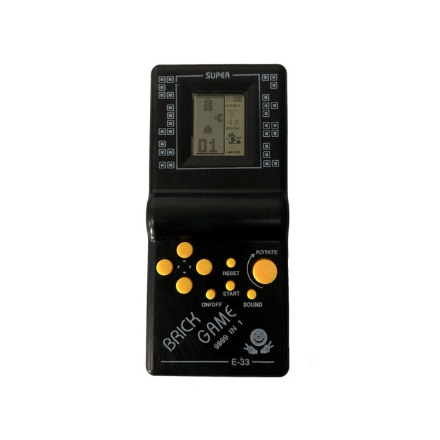 Tetris de mano del jugador del juego 2.7 '' LCD juego electrónico de bolsillo juguetes consola de juegos clásicos de la niñez para regalo