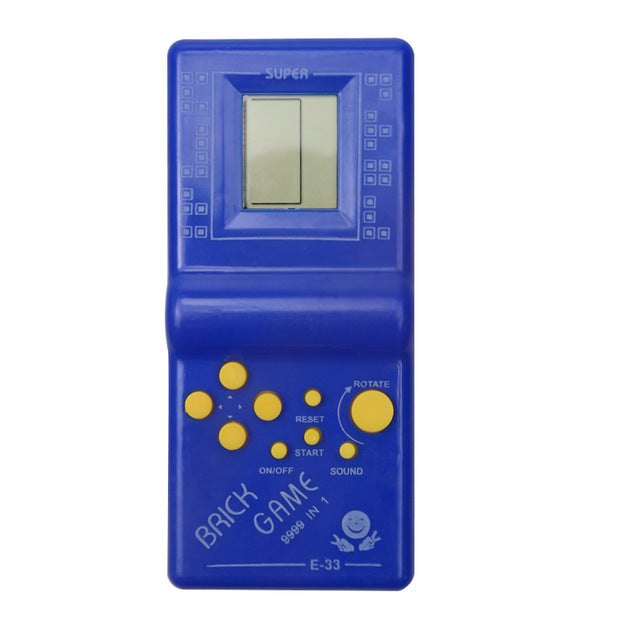 Tetris de mano del jugador del juego 2.7 '' LCD juego electrónico de bolsillo juguetes consola de juegos clásicos de la niñez para regalo