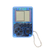 Mini Classic Game Machine Mini consola de juegos retro nostálgica de mano para niños con llavero Tetris Videojuego